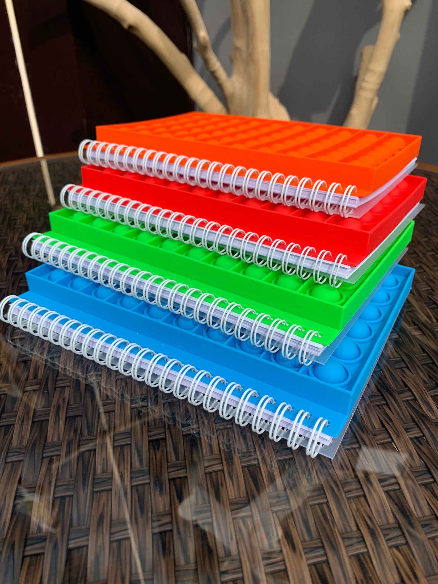 Pop Its Pencil Case And Notebook