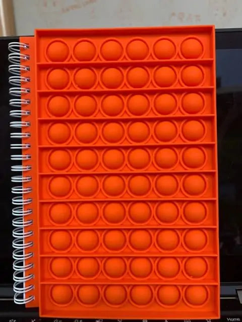 Pop Its Pencil Case And Notebook