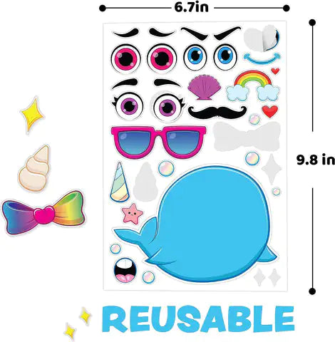 Face Fun Sticker Set