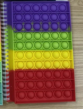Pop Its Pencil Case And Notebook