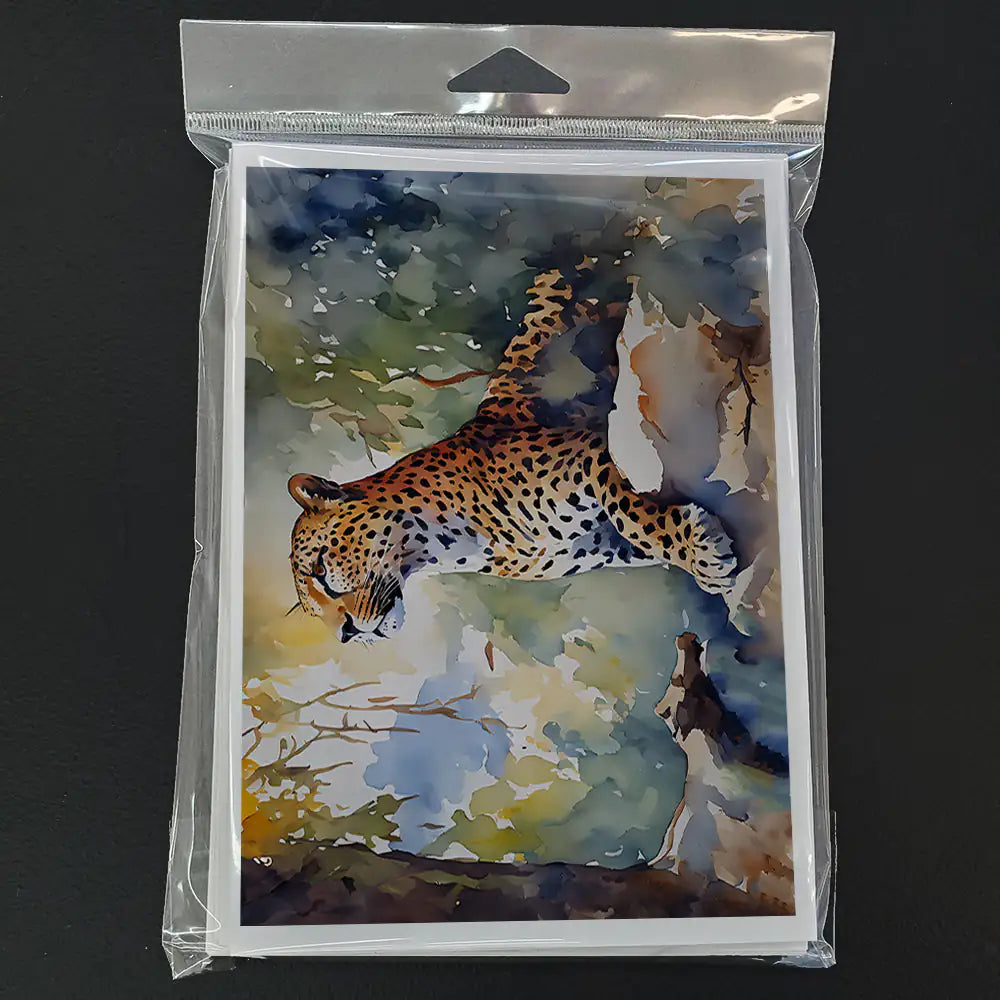Leopard Greeting Cards