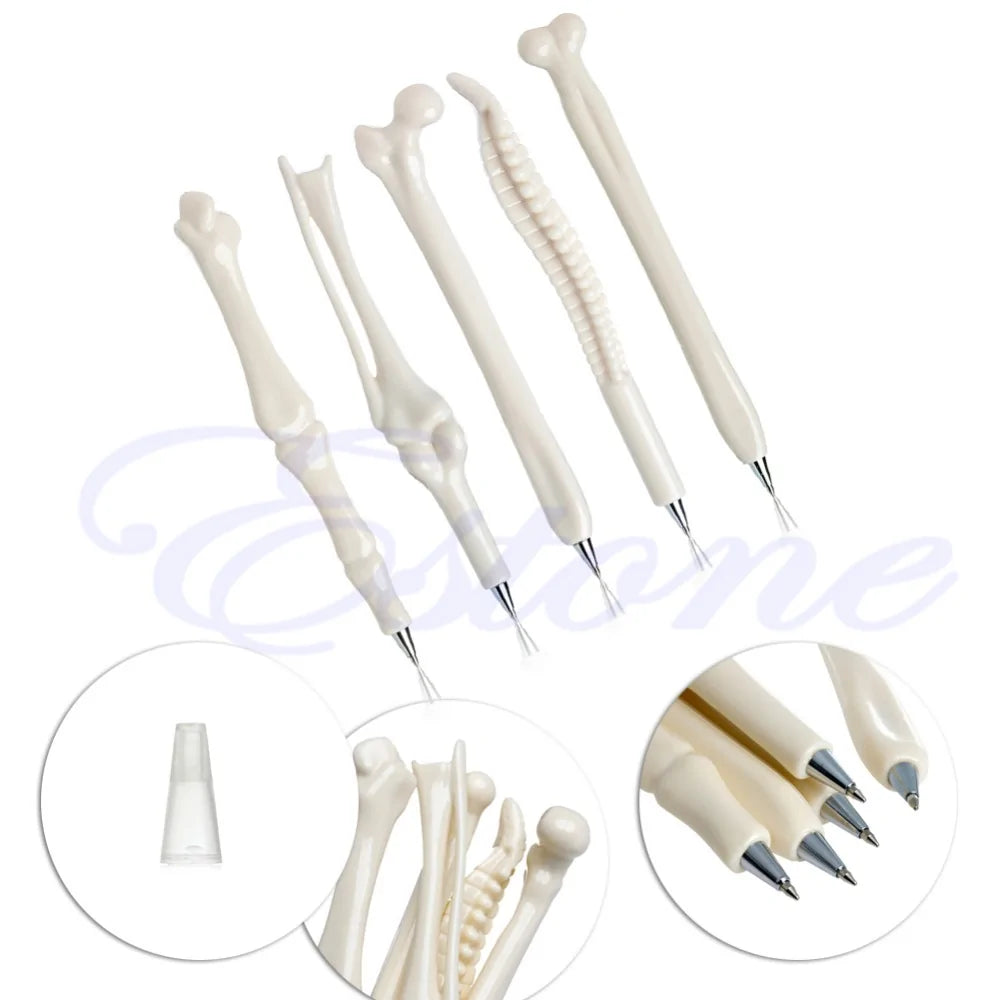 Bone-Shaped Ballpoint Pens