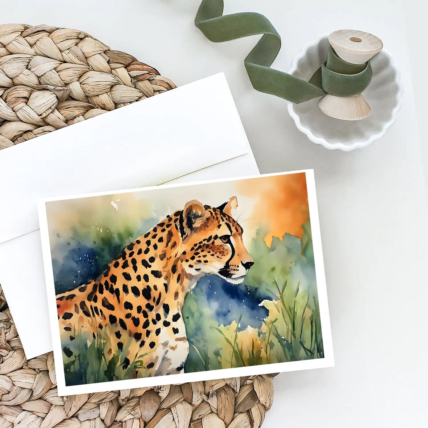 Cheetah Greeting Cards
