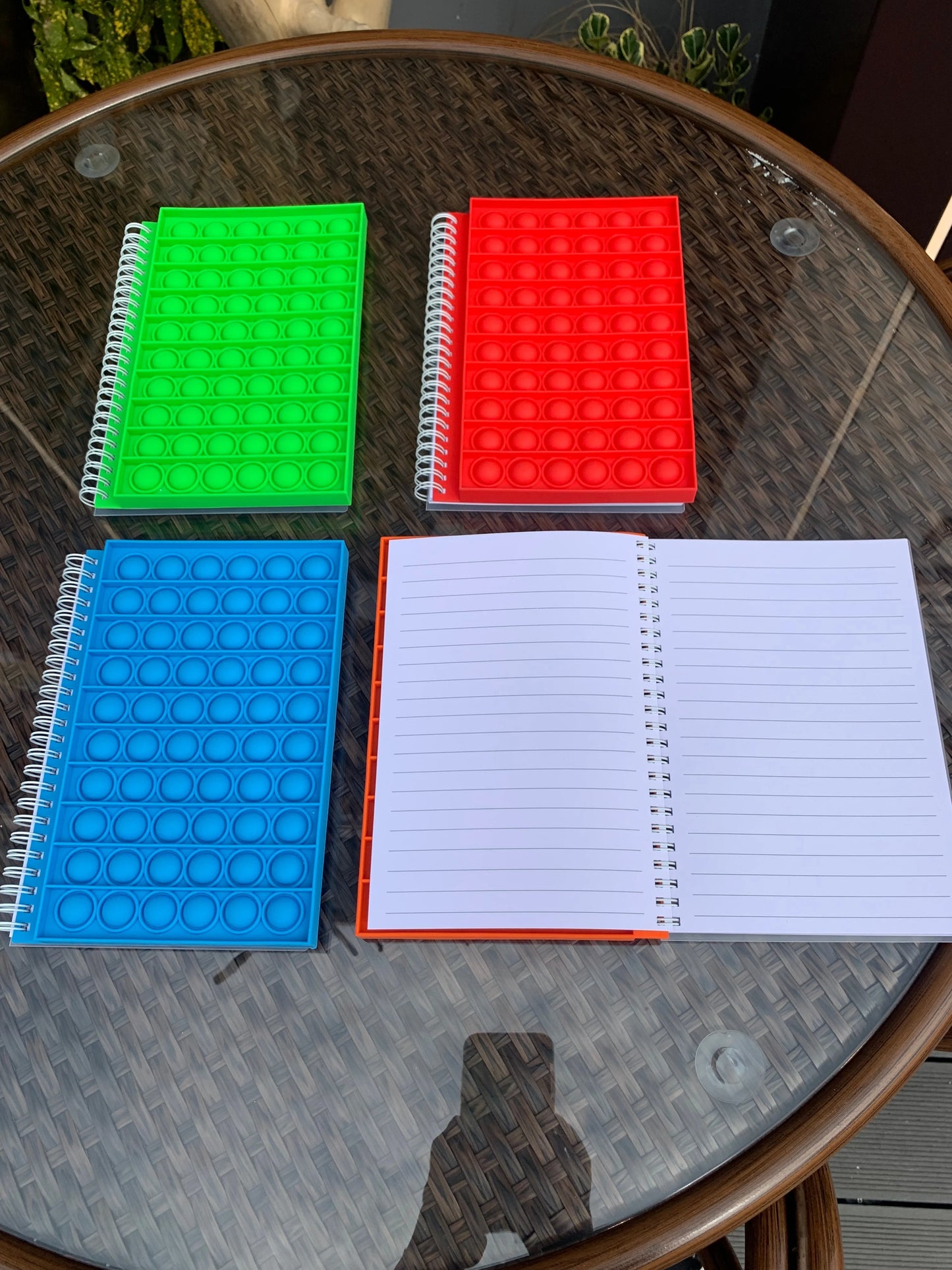 Pop Its Pencil Case And Notebook