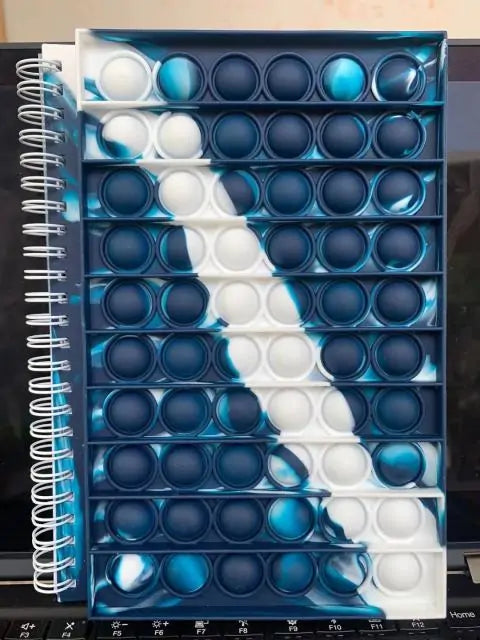 Pop Its Pencil Case And Notebook