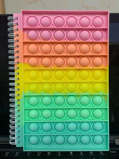 Pop Its Pencil Case And Notebook