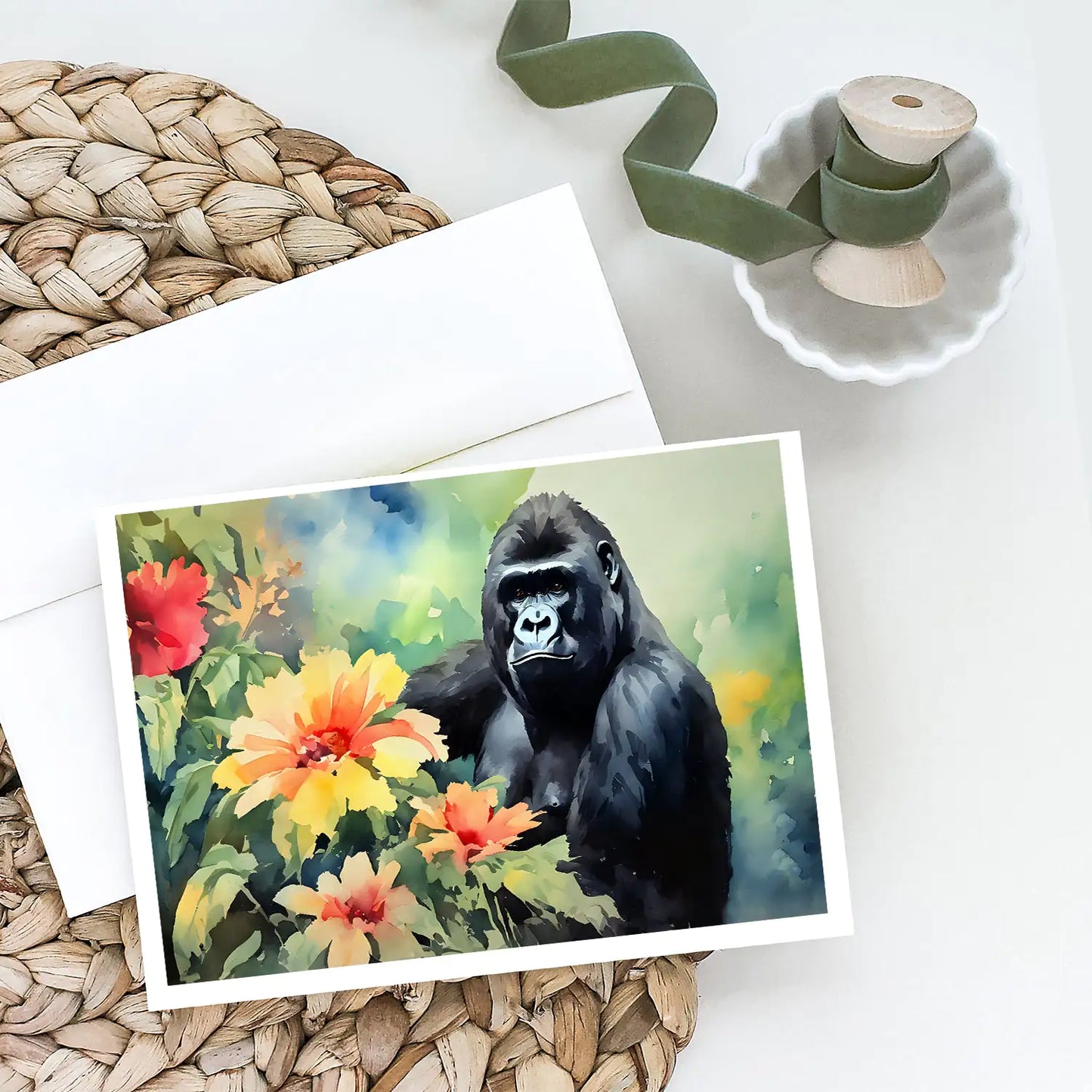 Gorilla Greeting Cards