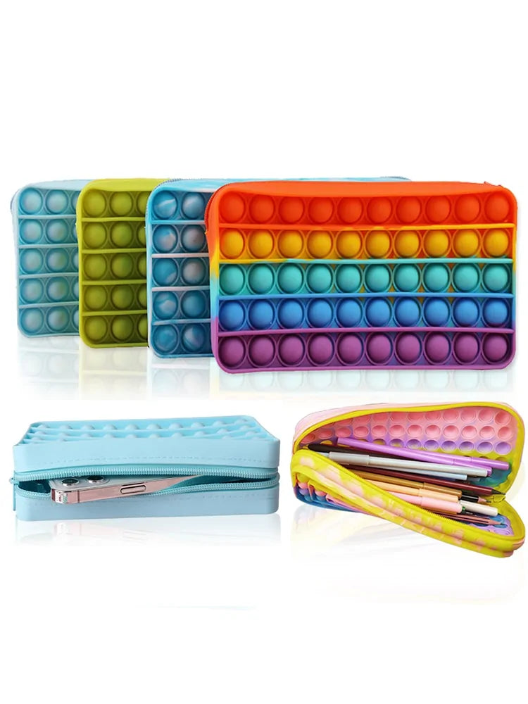Pop Its Pencil Case And Notebook