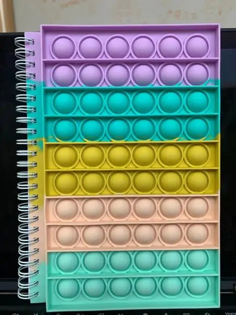 Pop Its Pencil Case And Notebook