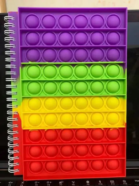 Pop Its Pencil Case And Notebook