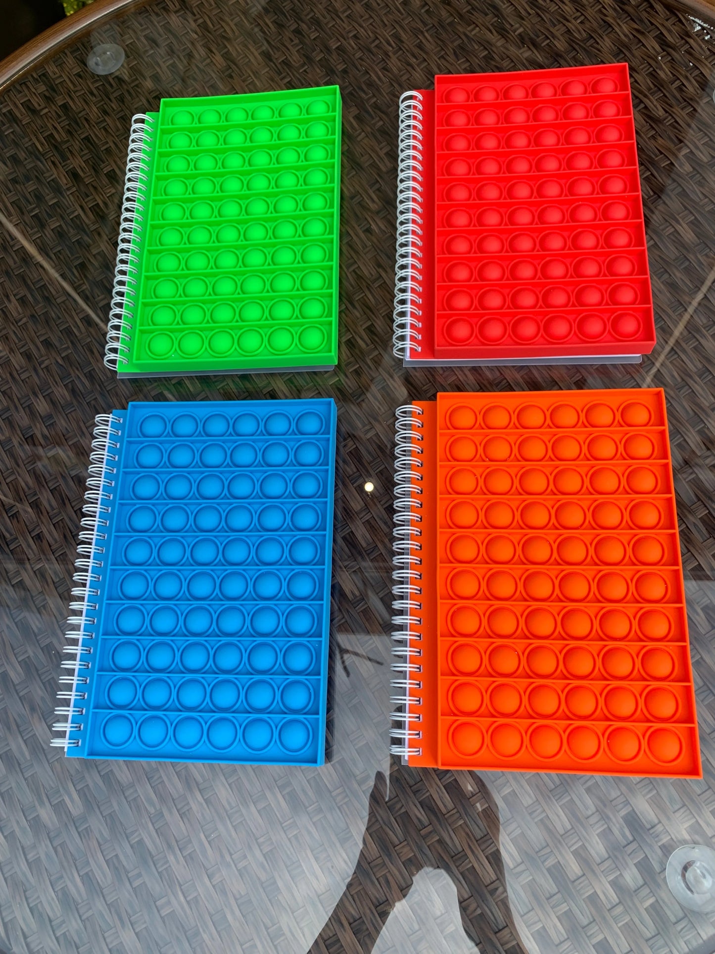 Pop Its Pencil Case And Notebook