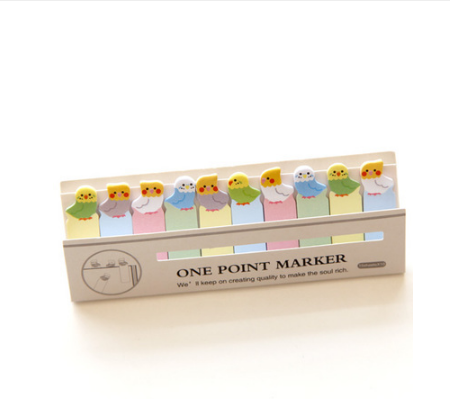 Cartoon Animal Sticky Notes - Creative Notepad