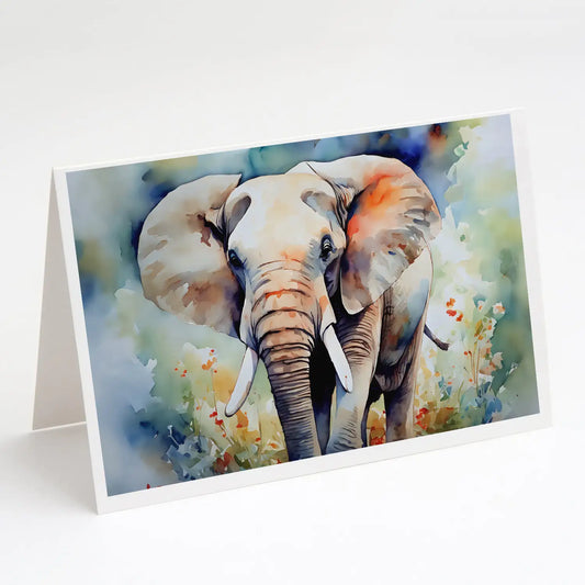 Elephant Greeting Cards Pack of 8