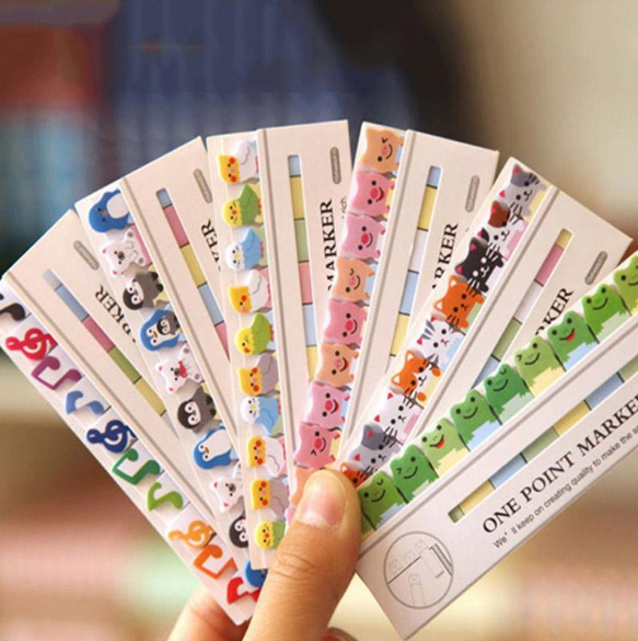 Cartoon Animal Sticky Notes - Creative Notepad