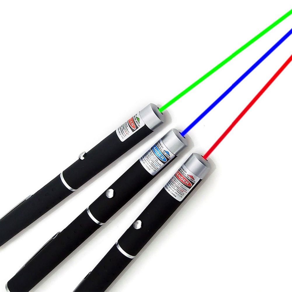 Powerful 5MW Green Blue Red Dot Laser Pointer