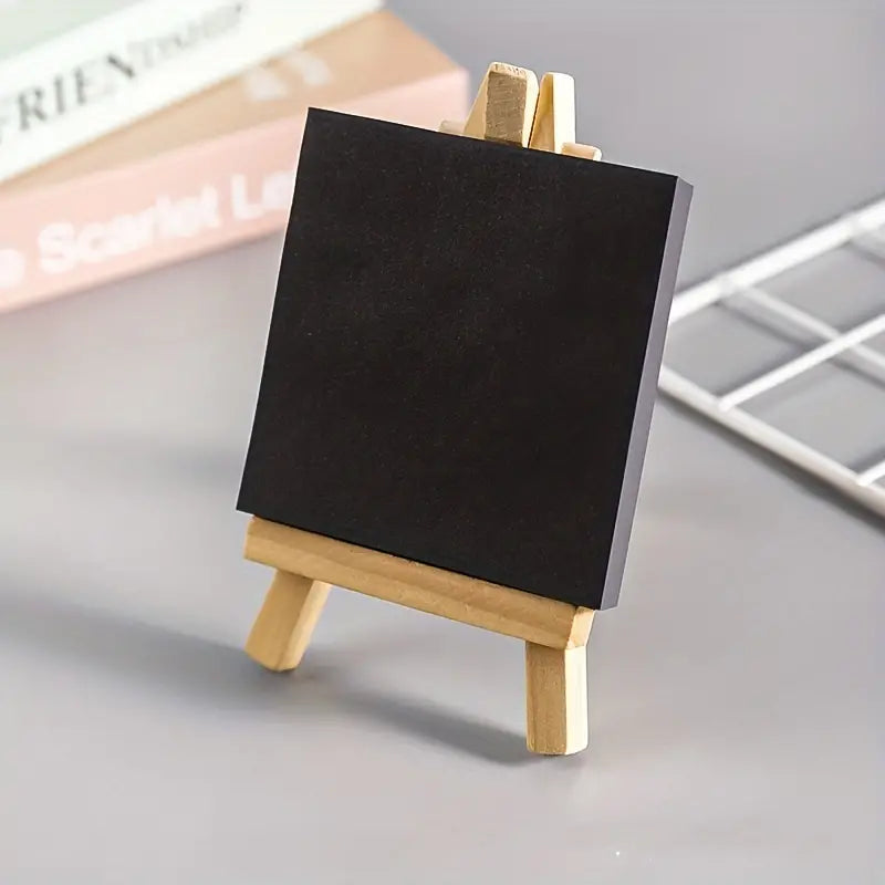 Creative Black Tearable Sticky Notes for Office (50 Sheets)