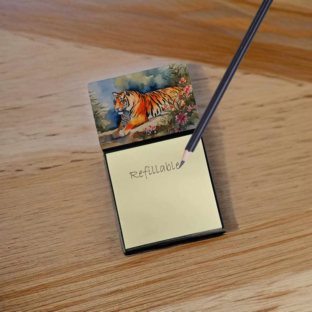 Tiger Sticky Note Holder