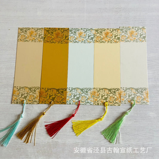Creative DIY Bookmark Blank Calligraphy Paper Set