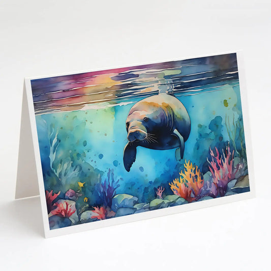 Manatee Greeting Cards