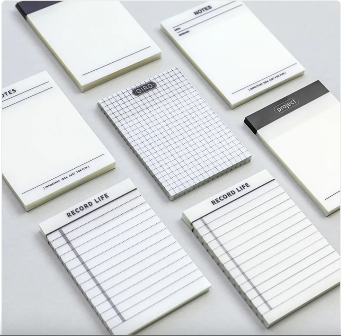 Transparent Writable Sticky Notes
