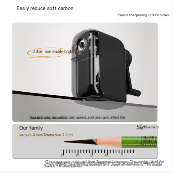 Manual Sketch Pencil Sharpener for Art Supplies