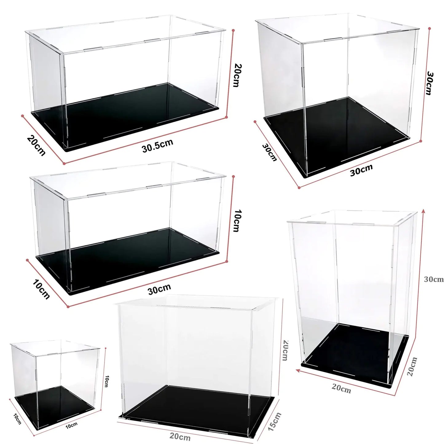 Clear Acrylic Display Case Countertop Box