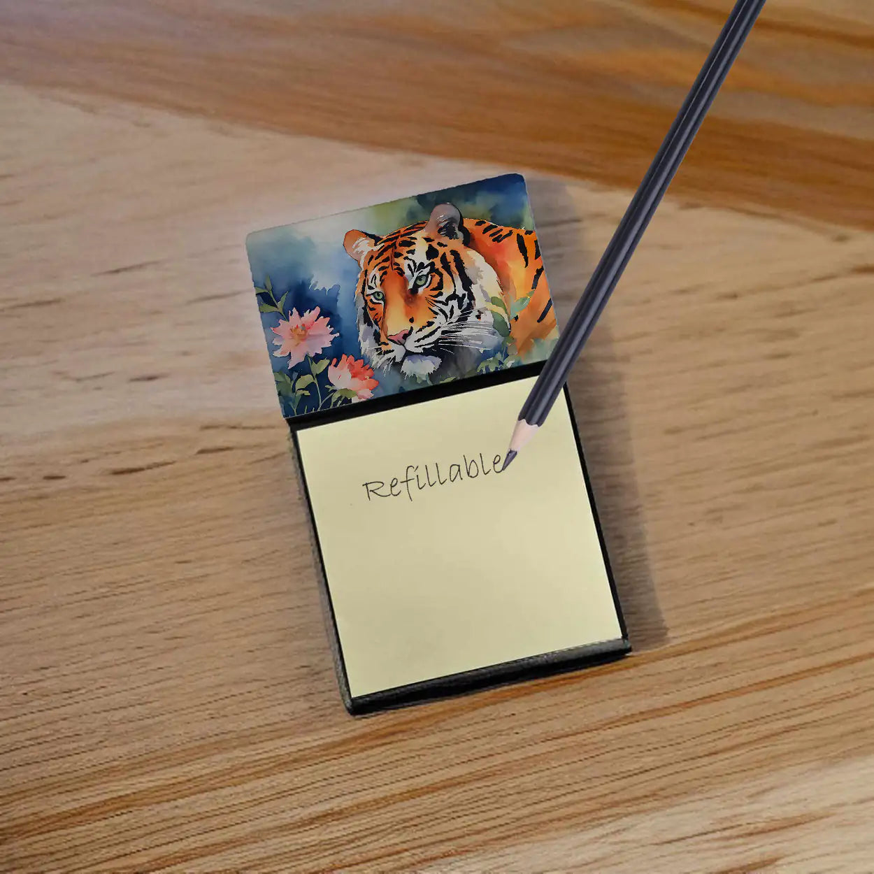 Tiger Sticky Note Holder