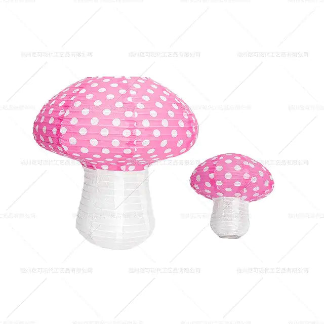 3D Mushroom Paper Lantern