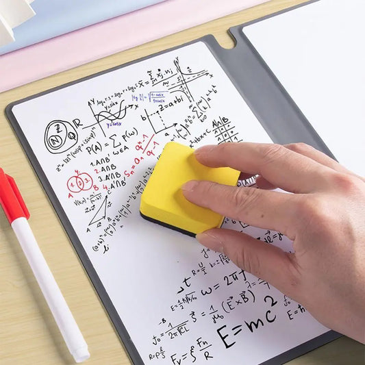 Reusable Whiteboard Leather Notebook