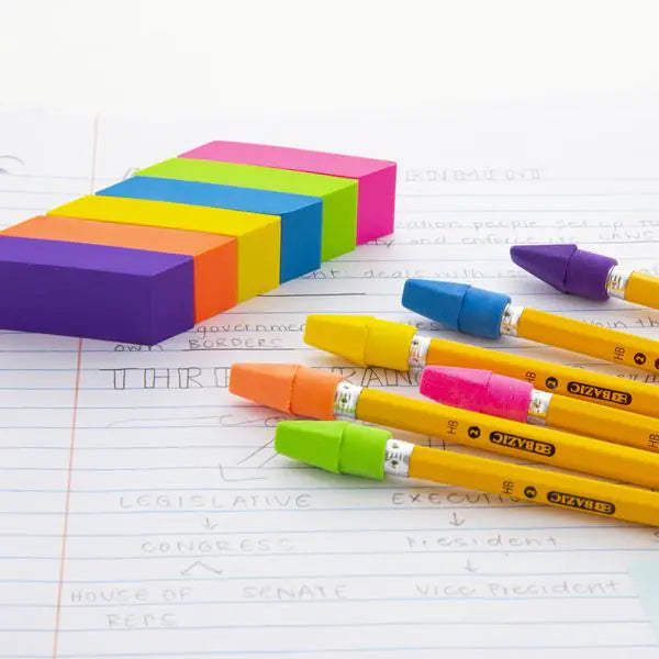 Neon Eraser Sets ( 15/Pack)