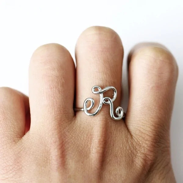 Personalized  Initial Rings