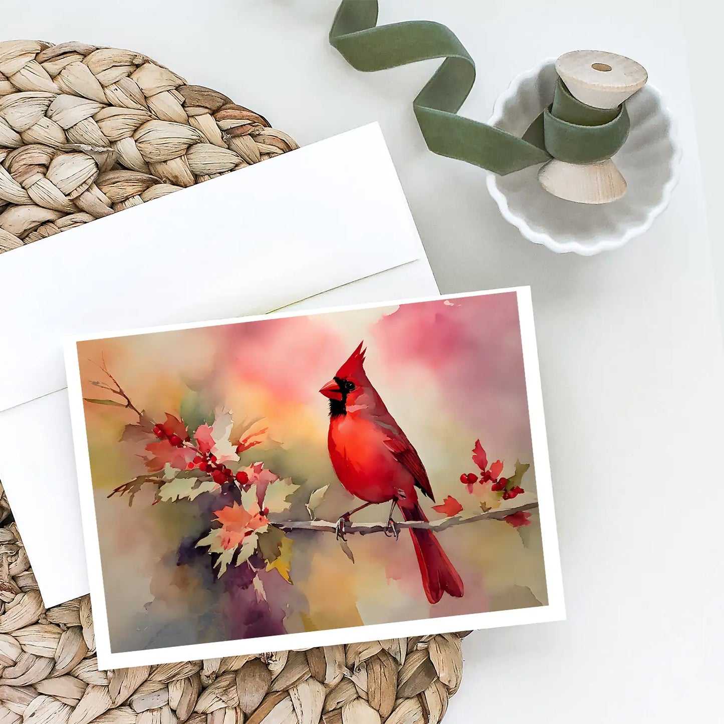 Cardinal Greeting Cards Pack of 8