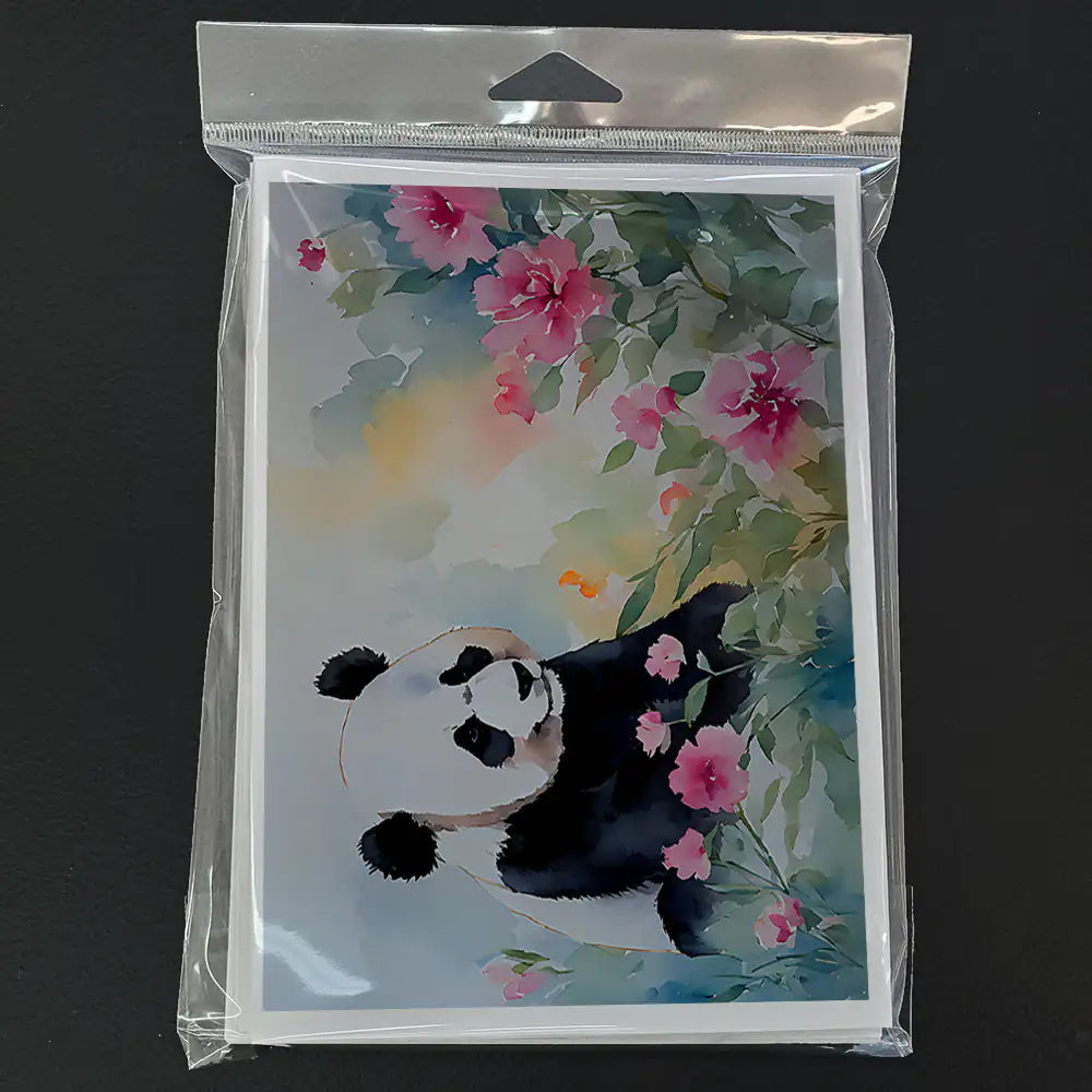 Panda Greeting Cards Pack of 8