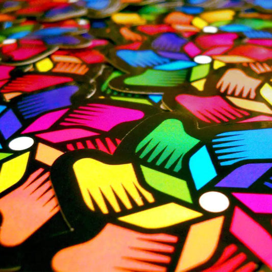 Rainbow Pinwheel Sticker