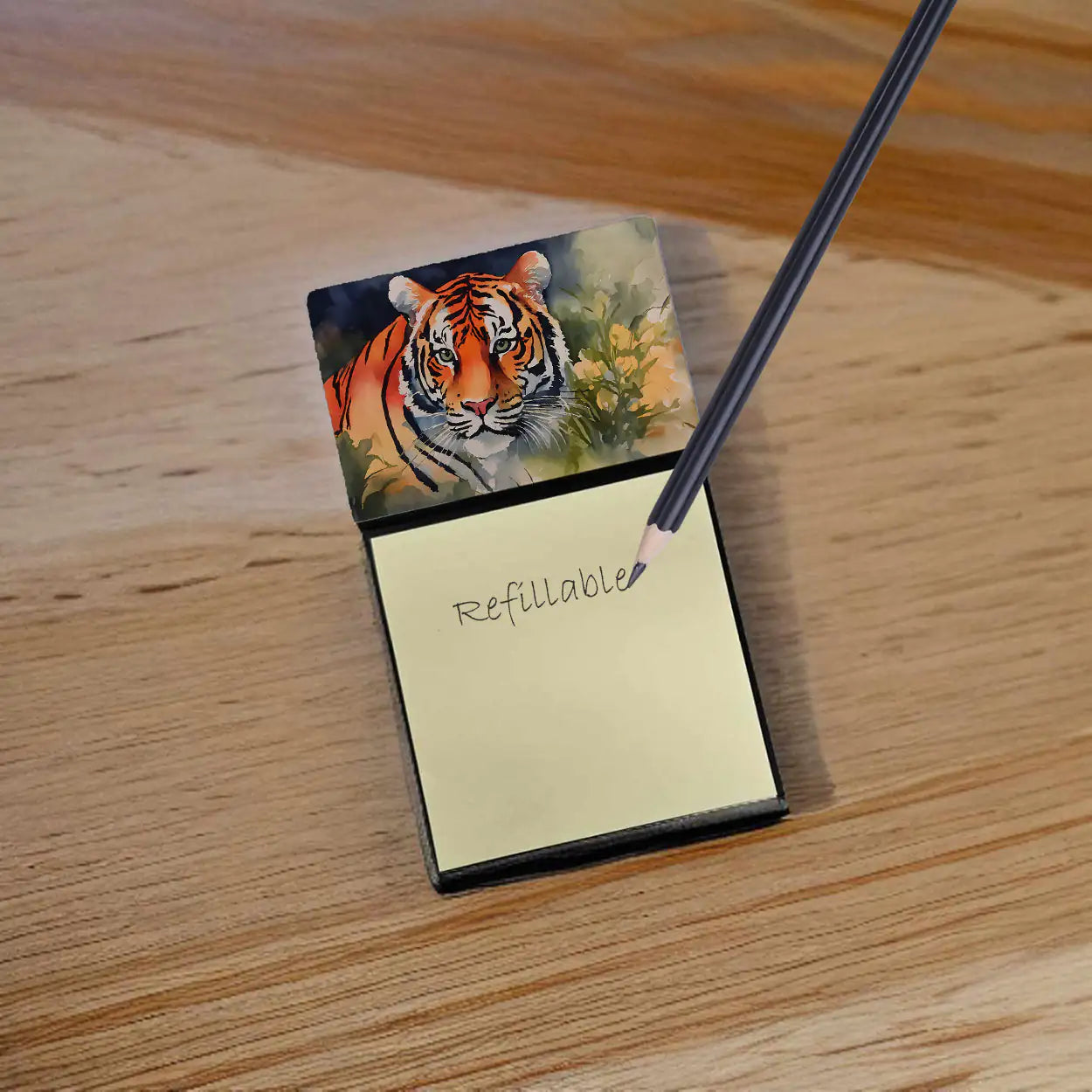 Tiger Sticky Note Holder