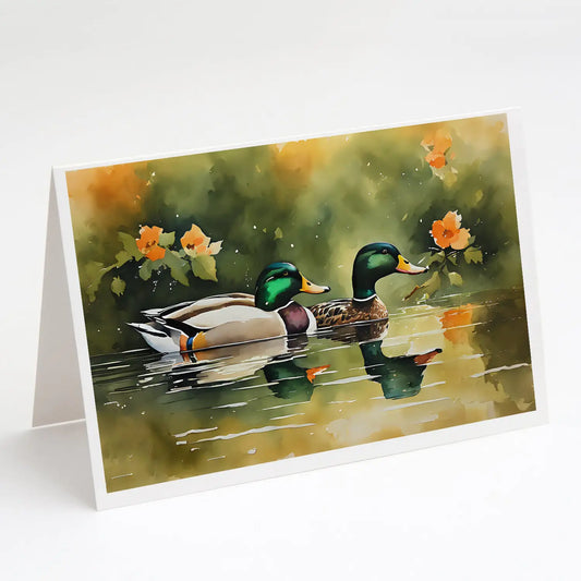 Mallard Greeting Cards Pack of 8