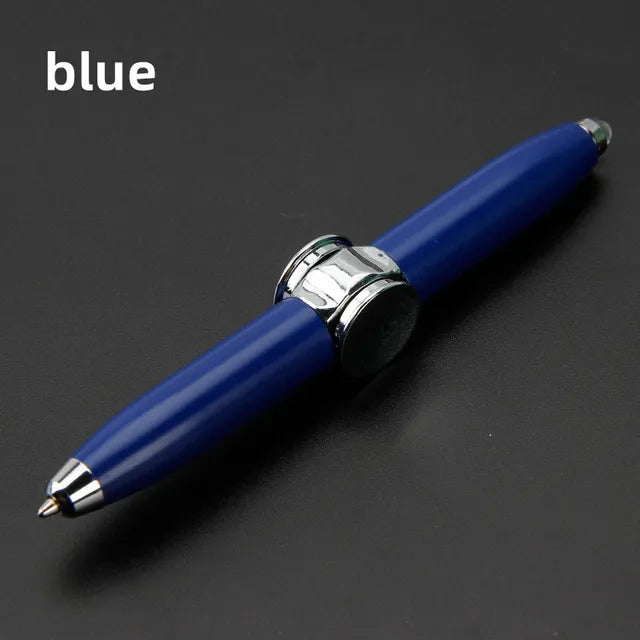 Decompression Finger Rotate Luminous Gyro Pens