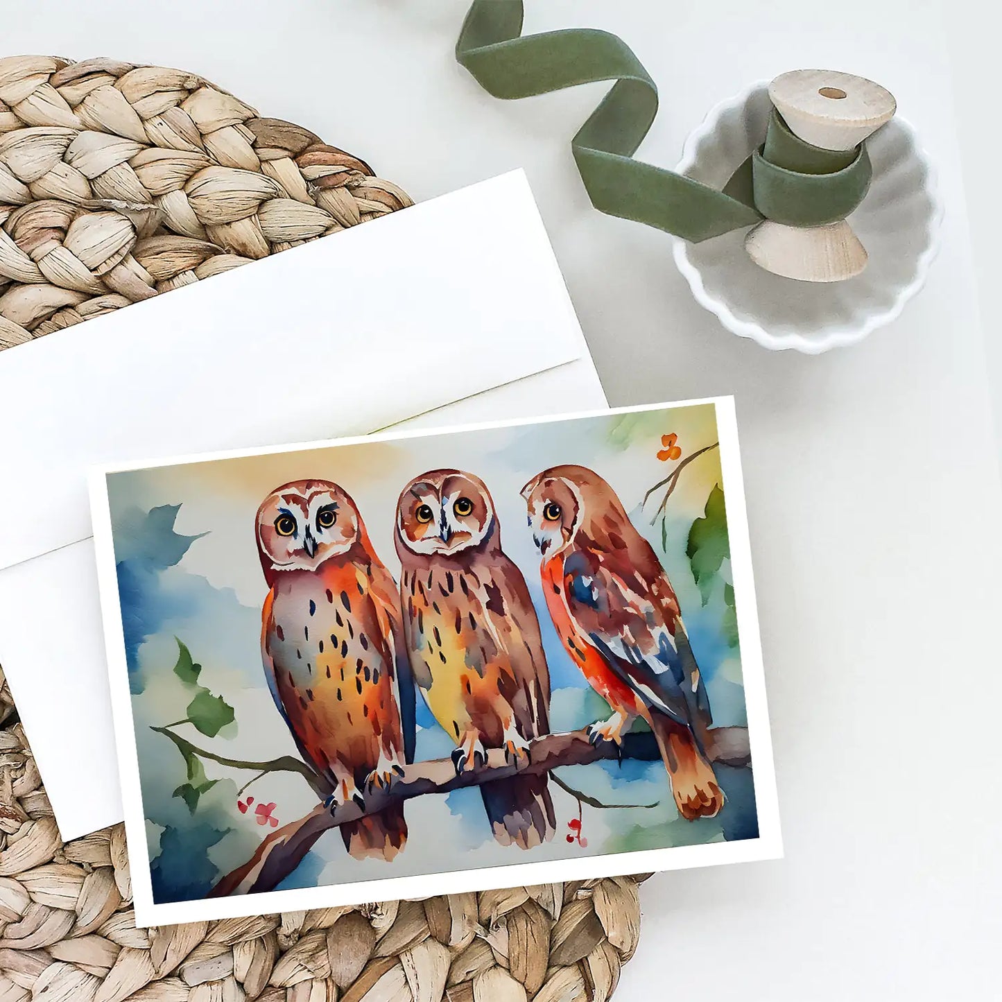 Owls Greeting Cards