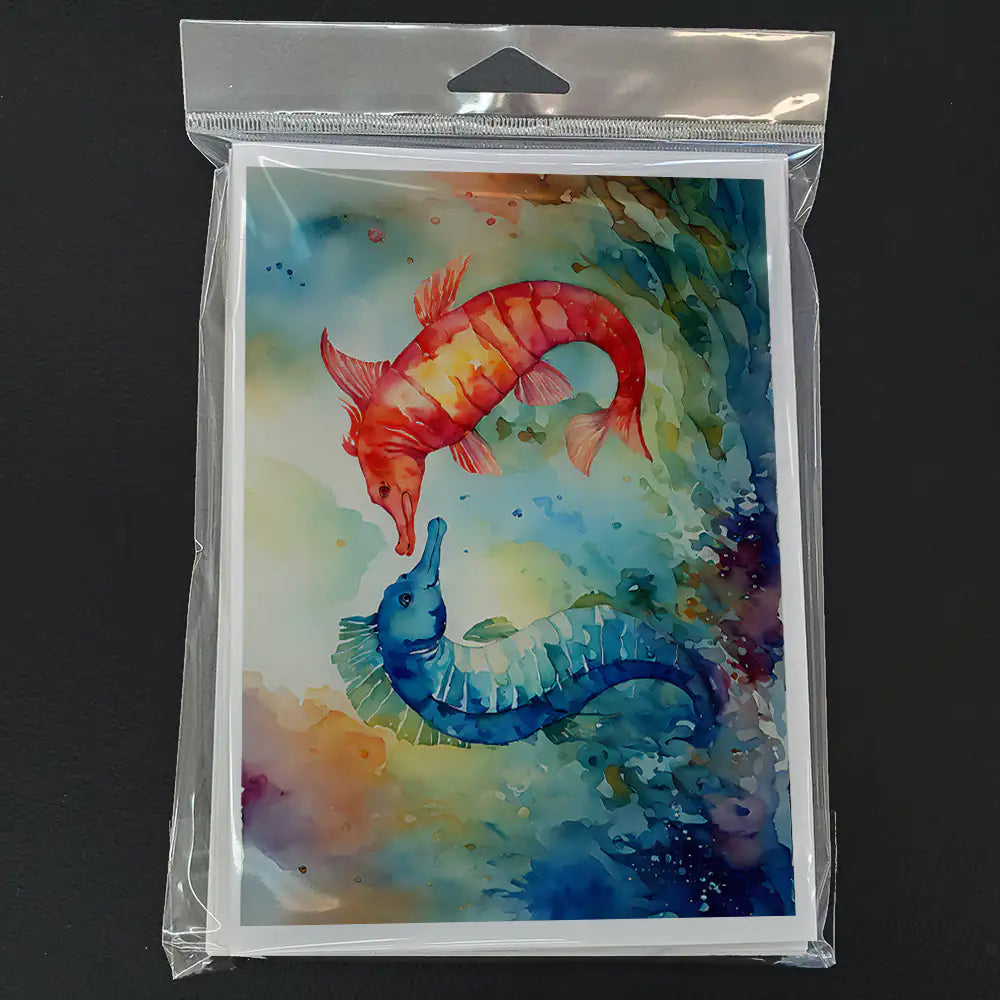 Seahorses Greeting Cards