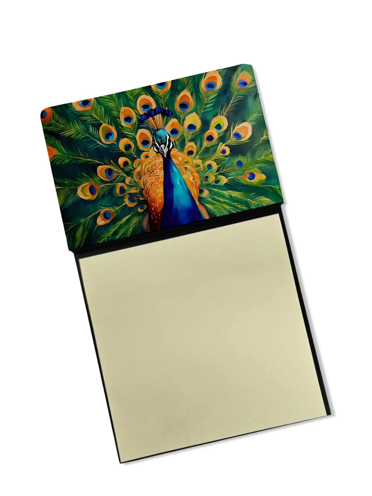 Peacock Sticky Note Holder