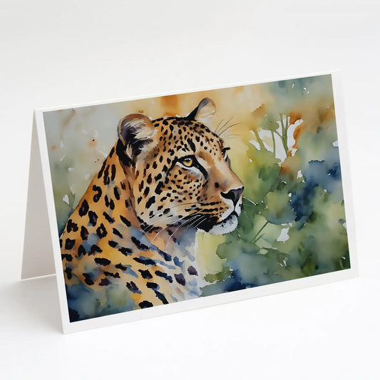 Leopard Greeting Cards