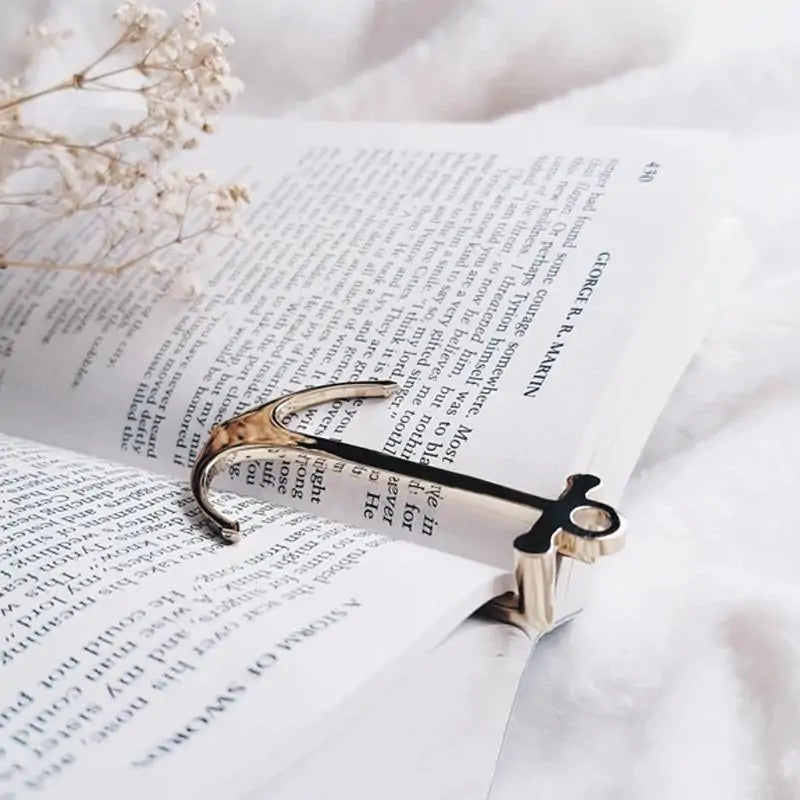 Metal Anchor Bookmark Clip