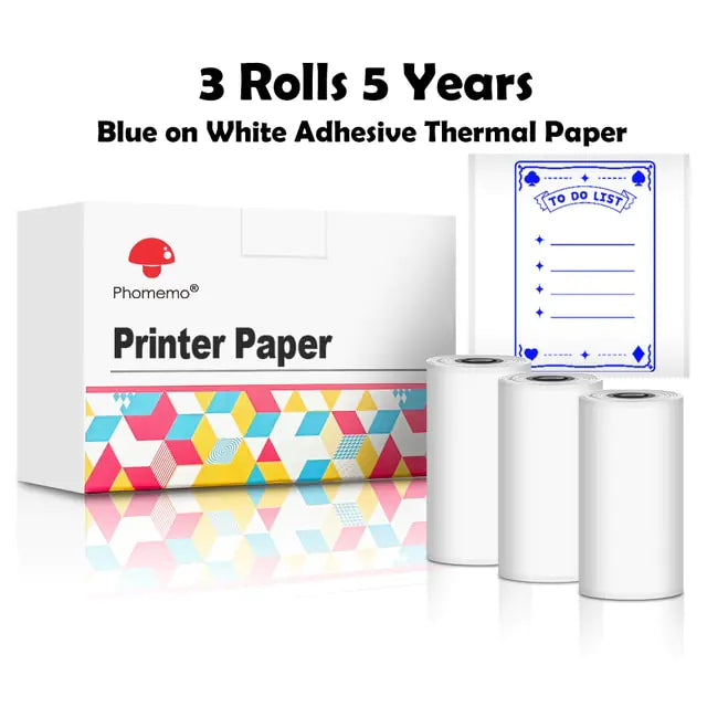 Phomemo Thermal Paper Sticker Rolls