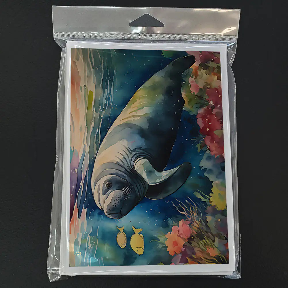 Manatee Greeting Cards