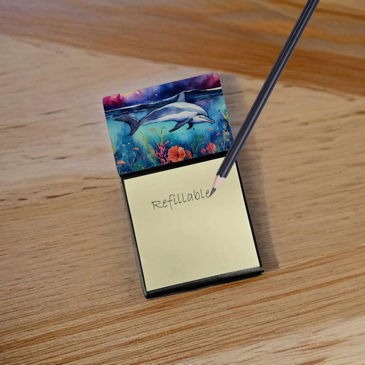 Dolphin Sticky Note Holder