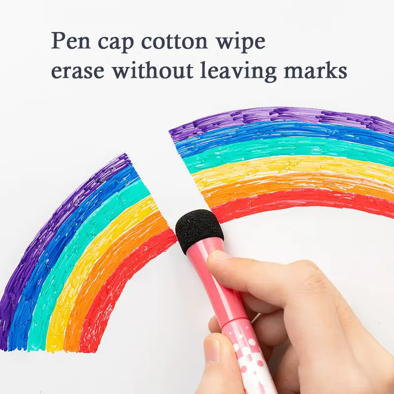 8 Colors Magnetic Fine Tip Dry Erase Markers