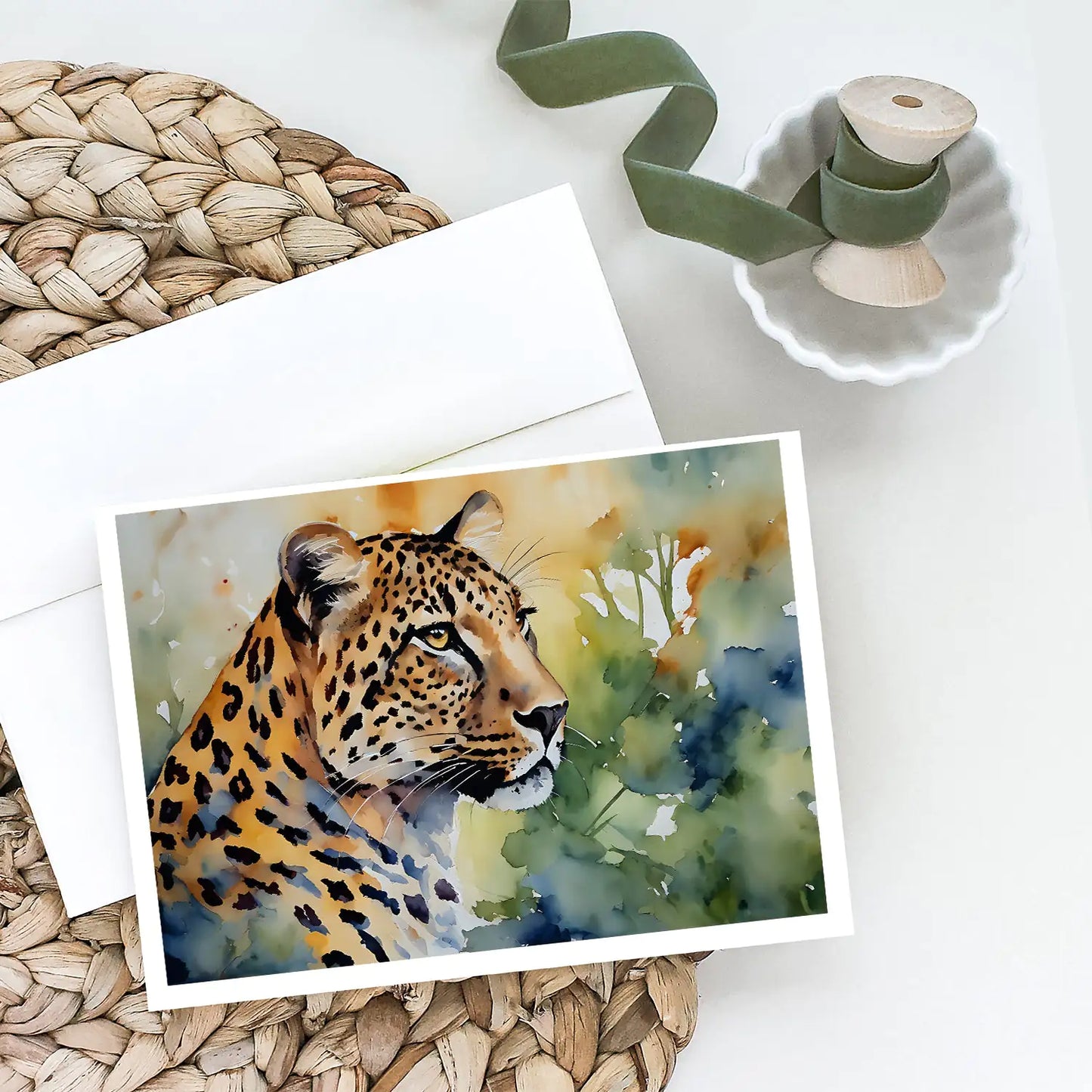 Leopard Greeting Cards