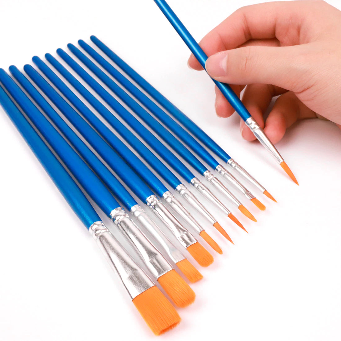 Nylon Paint Brushes Set