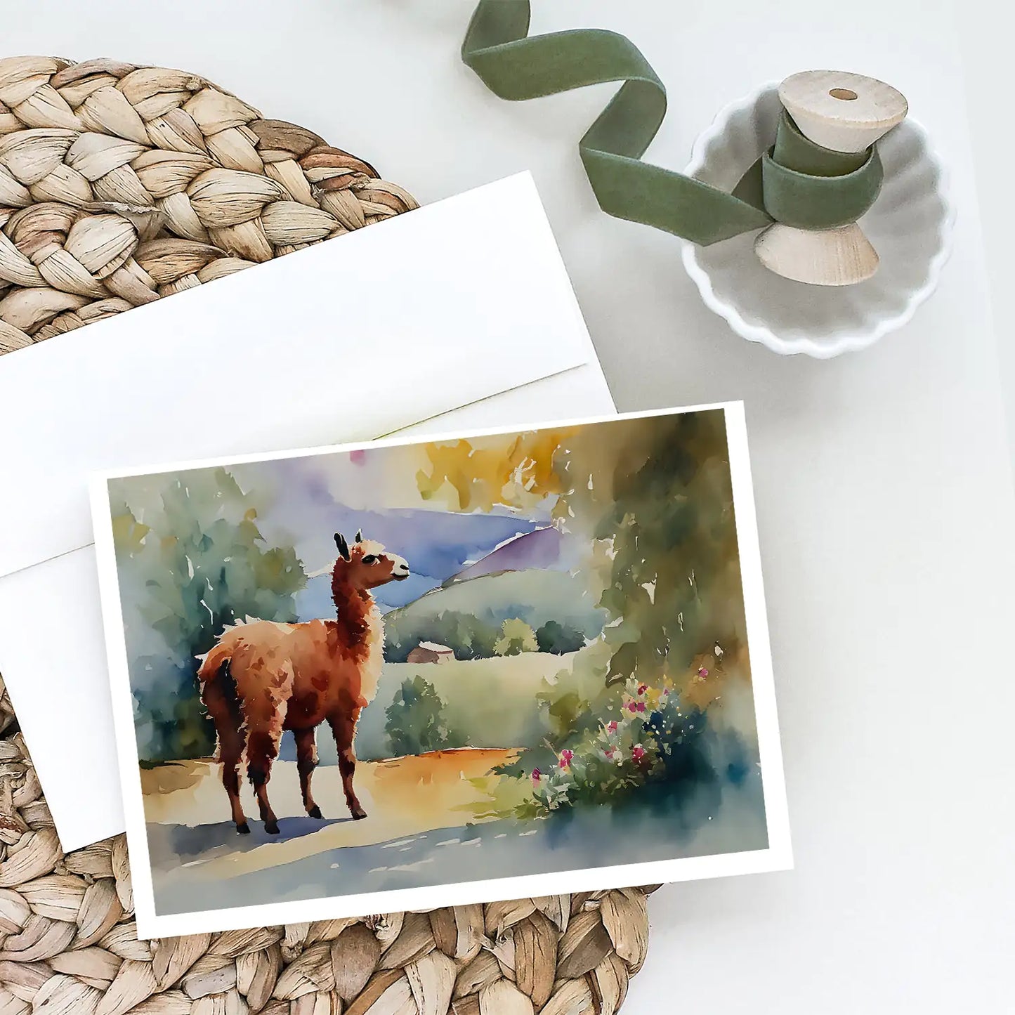 Llama Greeting Cards