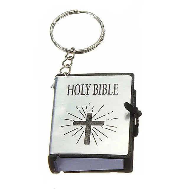 Mini Bible Keychain Book Pendant